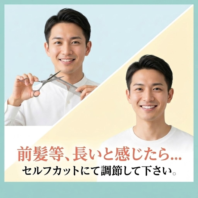人毛100% 男性用部分ウィッグ Mサイズ（top-dx2an）｜左分けストレート