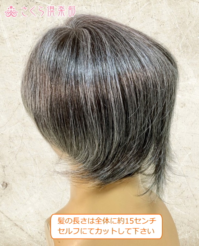 【自然な見た目！高品質メンズ部分カツラ】 男性用 カツラ メンズウィッグ ヘアピース 白髪 しらが メンズ