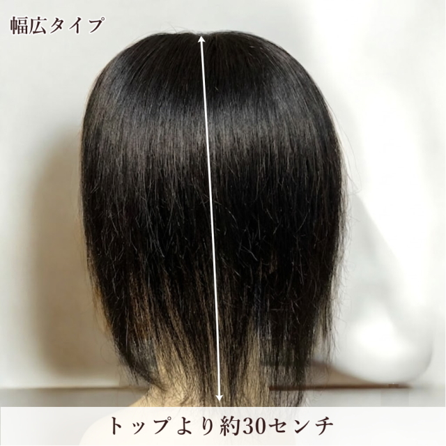人毛100% 女性用部分ウィッグロング大きめ Lサイズ総手植え製・リアル