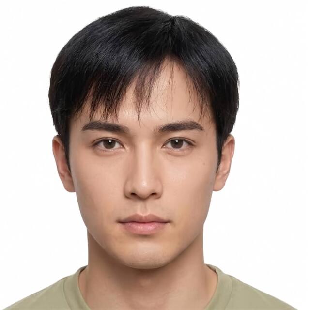 男性用メンズ部分ウィッグ人毛100%  top-500・左分けショートLサイズ つむじ付き