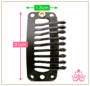 ウィッグ用  ワンタッチストッパー  ソフトタイプ  縫いつけ用  scp001  (ネコポス便　無料発送）
