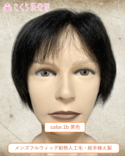 ミセス向けフルウィッグ 女性用 全かつら 人工毛 機械植え製