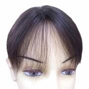 人毛100%女性用部分ウィッグSサイズつむじ・白髪隠しに自然すぎる top-01t|特殊人工皮膚付