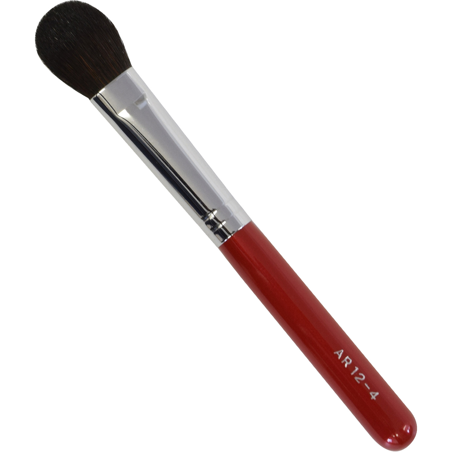 ARRS12-4 アイシャドウブラシ 赤軸 馬毛100％