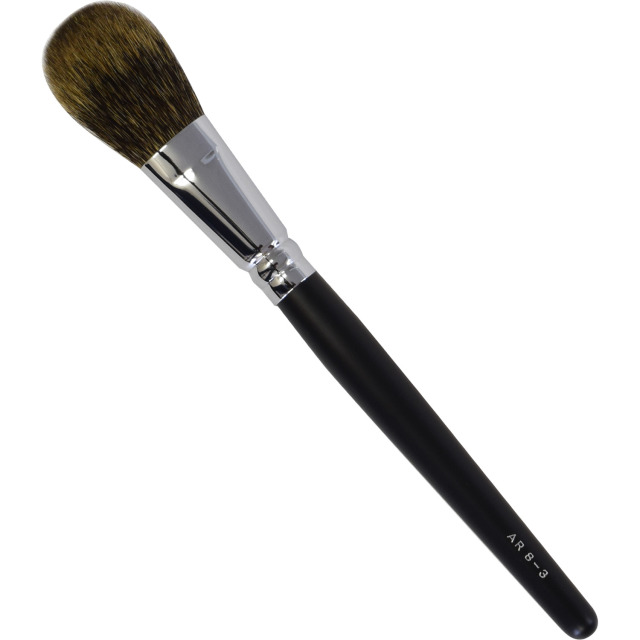 ARBS8-3 チークブラシ 黒軸 松リス100％