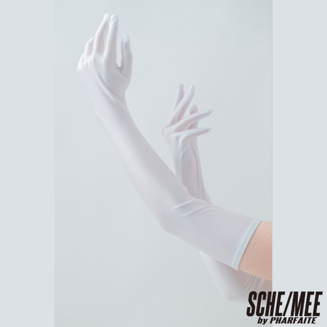 Sche Mee ニーハイ ロンググローブ Fittysatin素材