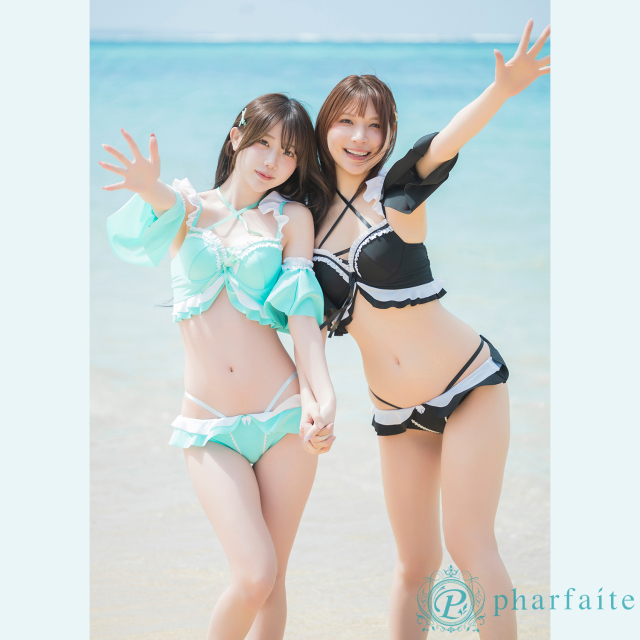 lilLilly フリルビキニ pharfaite】マーメイドフリルビキニ