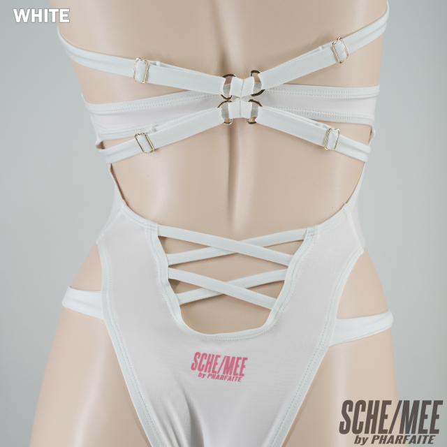 SCHE/MEE】ベルテッドレオタード