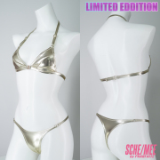 限定カラー★【SHCE/MEE】フロントホック三角ブラセットアップ