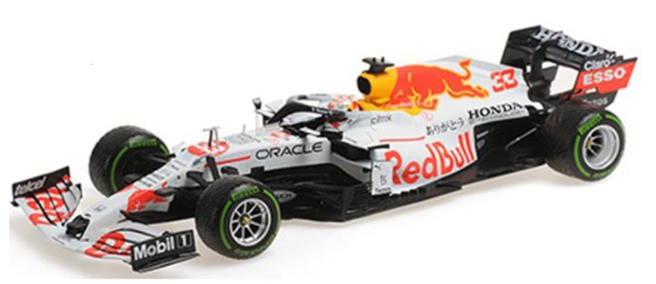 お取り寄せ予約品　11月以降順次　ミニカー　MINICHAMPS（ミニチャンプス）ダイキャストモデル 　1/43　410212633　レッド ブル レーシング ホンダ RB16B マックス・フェルスタッペン トルコGP 2021 2位入賞 フィギュア付　4012138792029