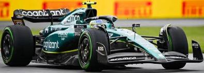 予約品　2024年３月頃　ミニカー　MINICHAMPS（ミニチャンプス） レジンモデル　1/43　417230914　アストン マーティン アラムコ コグニザント F1 チーム AMR23 フェルナンド・アロンソ カナダGP 2023 2位入賞　4012138776166