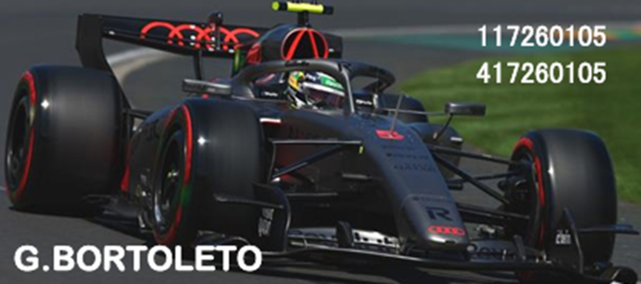 予約品　9月以降順次　ミニカー　MINICHAMPS（ミニチャンプス）レジンモデル　1/43　417260105　アウディ レボリュート F1チーム R26 ガブリエル・ボルトレート オーストラリアGP 2026　4012138792364