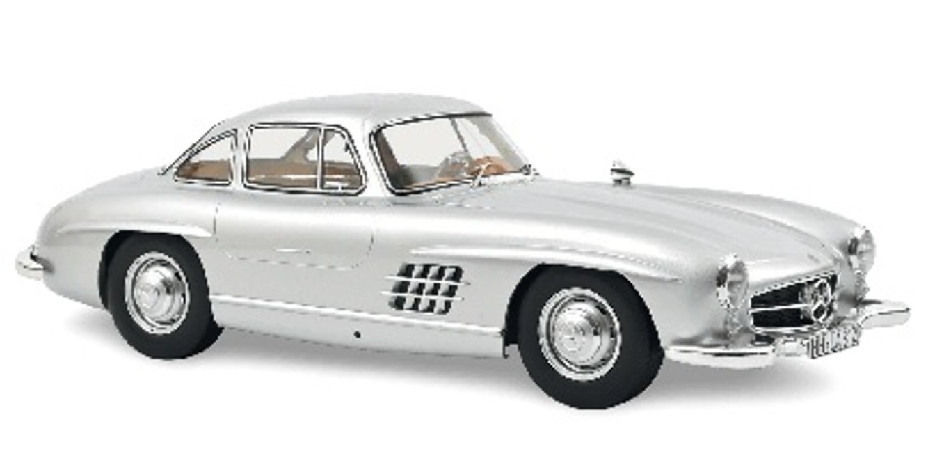 予約品　2027年1月頃　ミニカー　NOREV（ノレブ） ダイキャストモデル　1/12　123854　メルセデスベンツ MB 300 SL 1954 シルバー　3551091238546