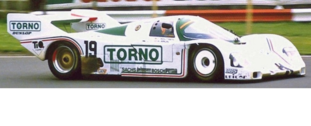 予約品　～2019年順次　ミニカー　MINICHAMPS　1/18　155856519　ポルシェ 962 C "TORNO BRUN MOTORSPORT" #19 BOUTSEN/BRUN シルバーストーン 1000KM 1985