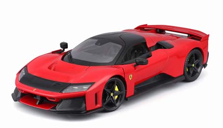 予約品　8月頃　ミニカー　BURAGO（ブラゴ） ダイキャストモデル　1/18　18-16917R　フェラーリ F80 レッド シグネチャーシリーズ　4548565525768