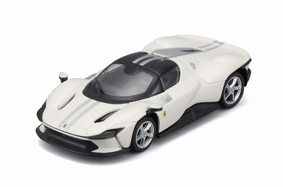 ミニカー　BURAGO（ブラゴ）ダイキャストモデル　1/43　18-36914W　フェラーリ デイトナ SP3  ホワイト　4548565481101