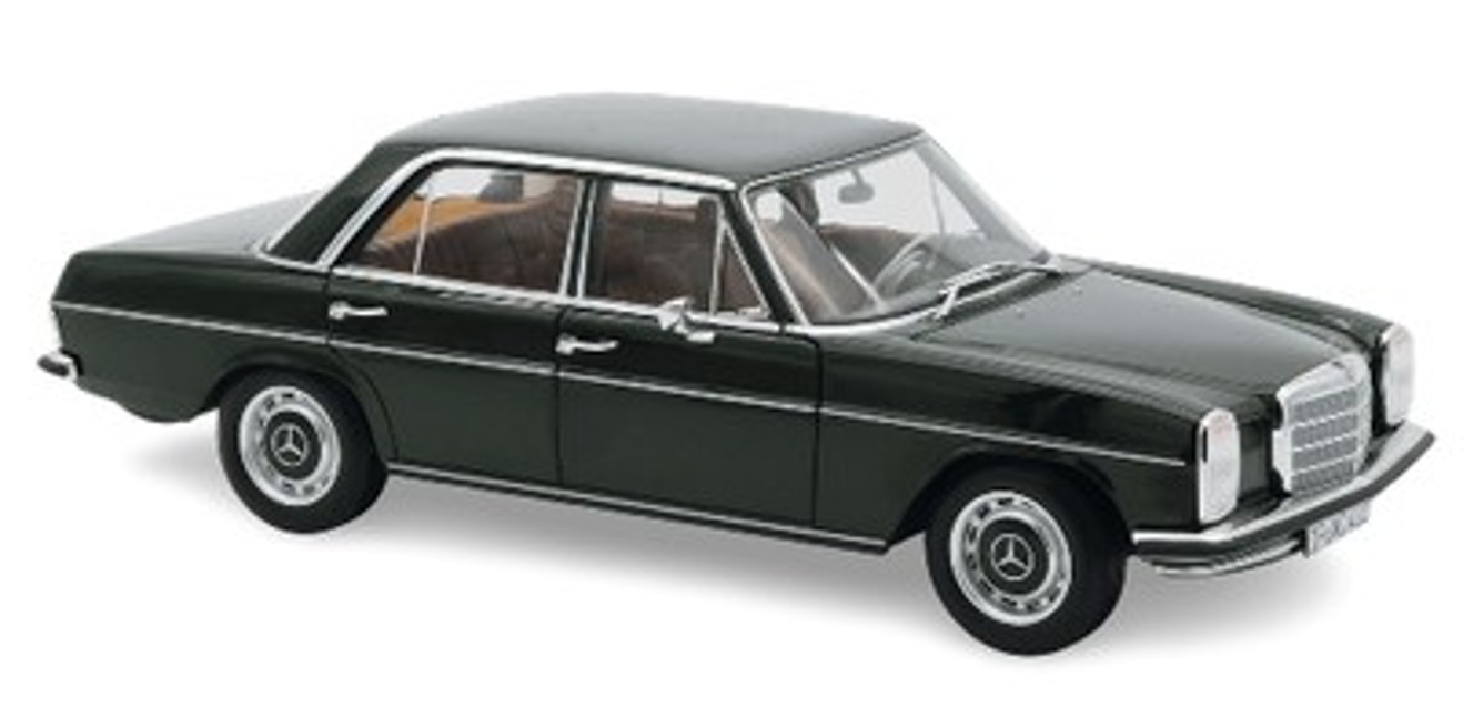 予約品　2027年2月頃　ミニカー　NOREV（ノレブ） ダイキャストモデル　1/18　183780　メルセデスベンツ MB 200 1968 ダークオリーブ　3551091837800