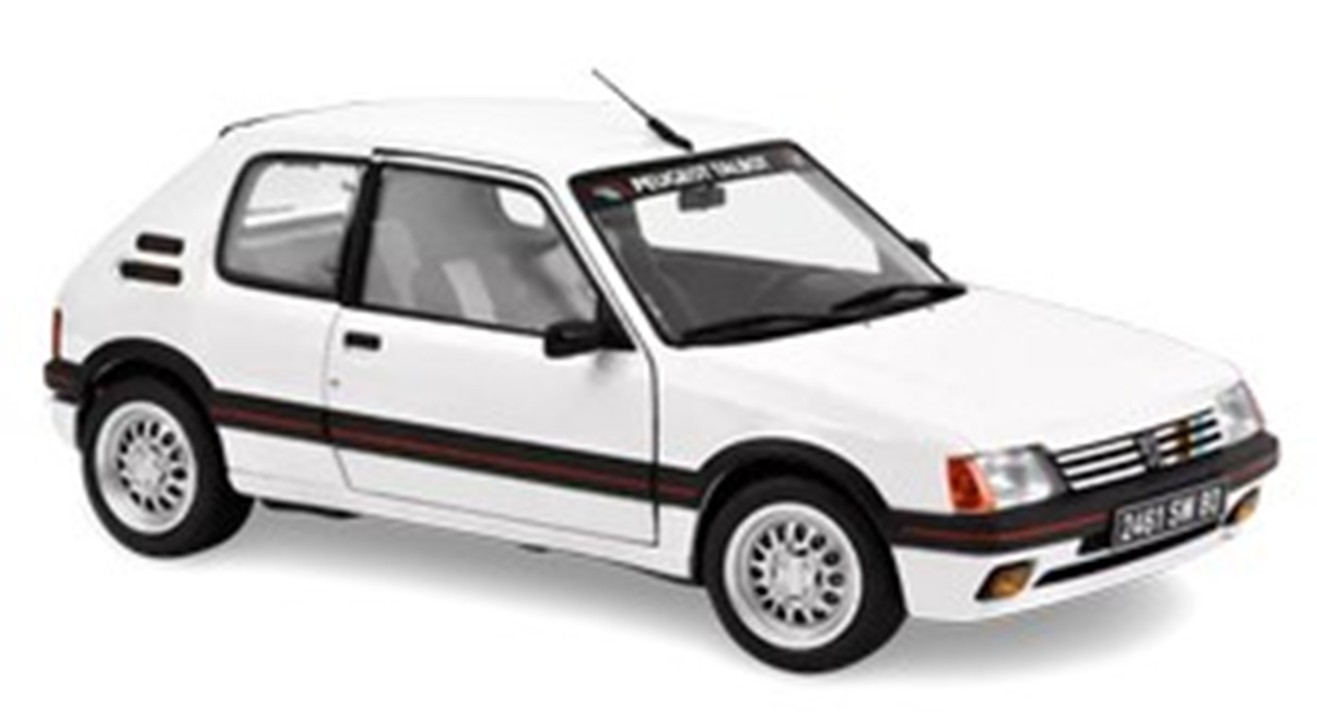 予約品　12月頃　ミニカー　NOREV（ノレブ） ダイキャストモデル　1/18　184839　プジョー 205 GTi 1.9 1989 PTS デコ  メイジェホワイト 　3551091848394