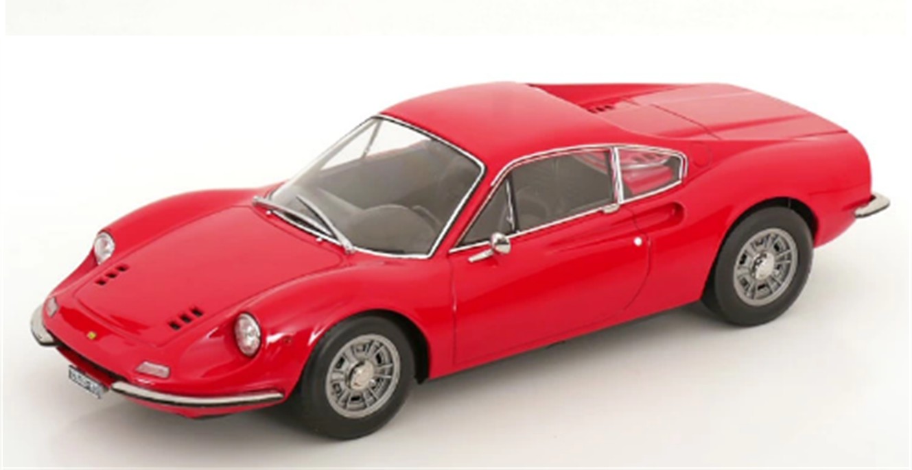 お取り寄せ予約品　～2027年頃　ミニカー　NOREV（ノレブ） ダイキャストモデル　1/18　187800　フェラーリ ディーノ 246 GT 1968 レッド　3551091878001