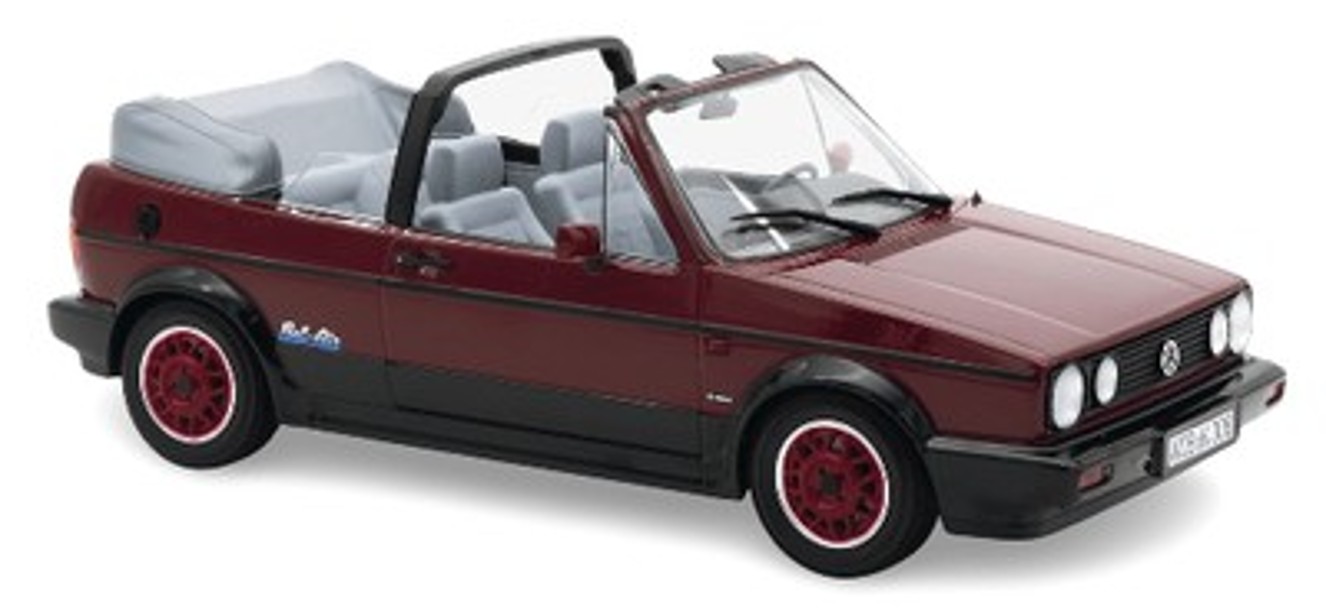 予約品　2027年1月頃　ミニカー　NOREV（ノレブ） ダイキャストモデル　1/18　188622　フォルクスワーゲン VW ゴルフ カブリオレ ベル・エア 1992 ルビーレッド　3551091886228