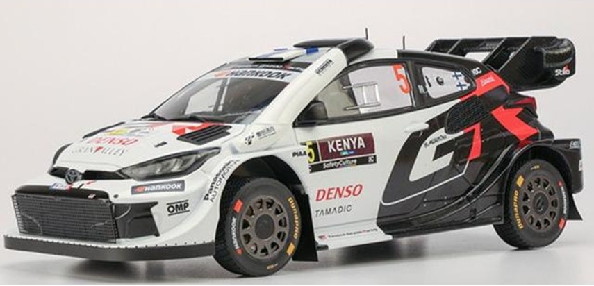 予約品　2026年1月以降発売　ミニカー　IXO(イクソ)モデル　ダイキャストモデル　1/18　18RMC246　トヨタ GR ヤリス ラリー1 2025年 ラリーケニア #5 S.Pajari / M.Salminen　4907981694845