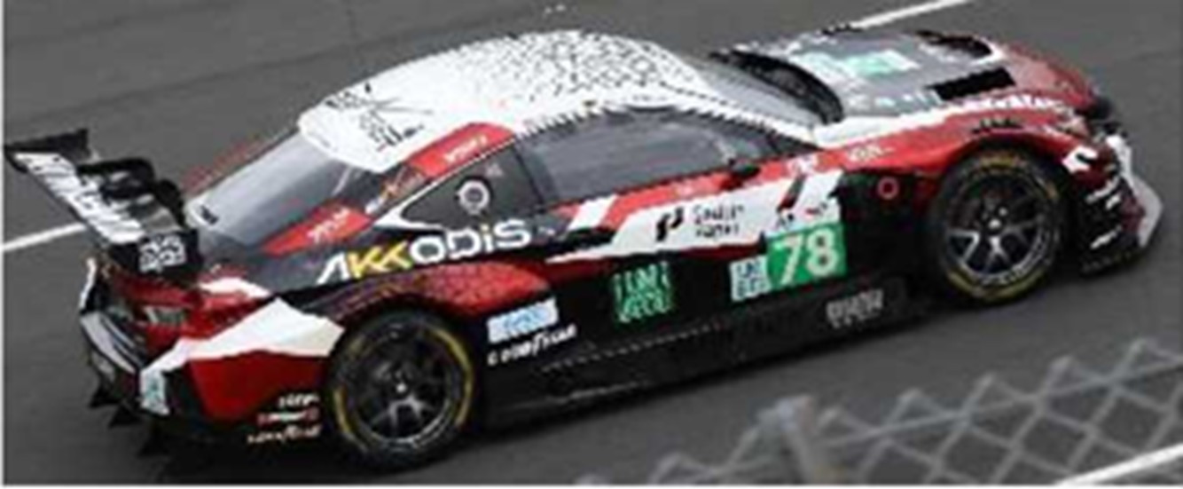 予約品　2026年6月頃　ミニカー　Spark（スパーク）レジンモデル　1/18　18S1076　Lexus RC F LMGT3 No.78 AKKODIS ASP TEAM Le Mans 24H 2025 A. Robin J. Hawksworth F. Gehrsitz　9581677810761