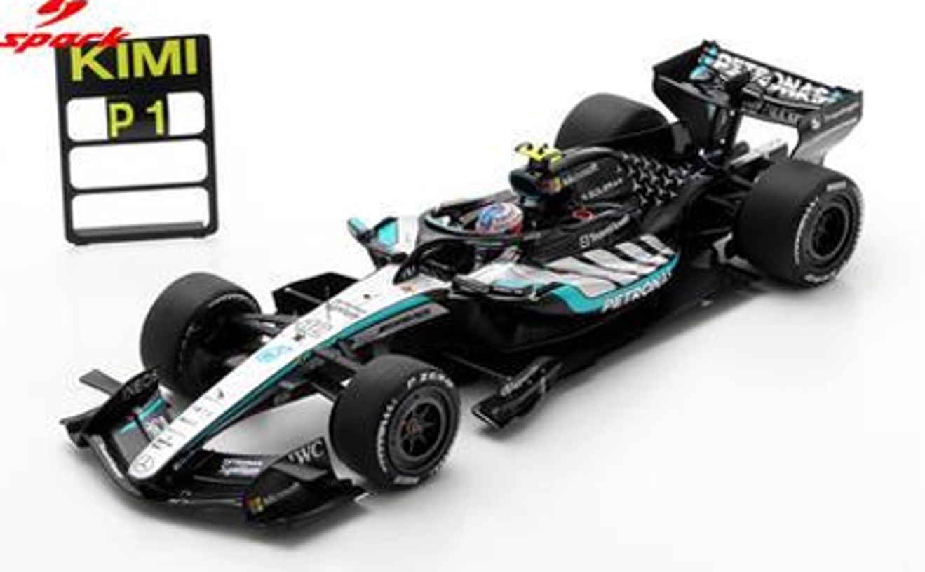 予約品　9月頃　ミニカー　SPARK（スパーク） レジンモデル　1/18　18S1270　Mercedes-AMG PETRONAS Formula One Team W17 No.12 優勝 Chinese GP 2026 Kimi Antonelli Pit Board 付属　9581677812703