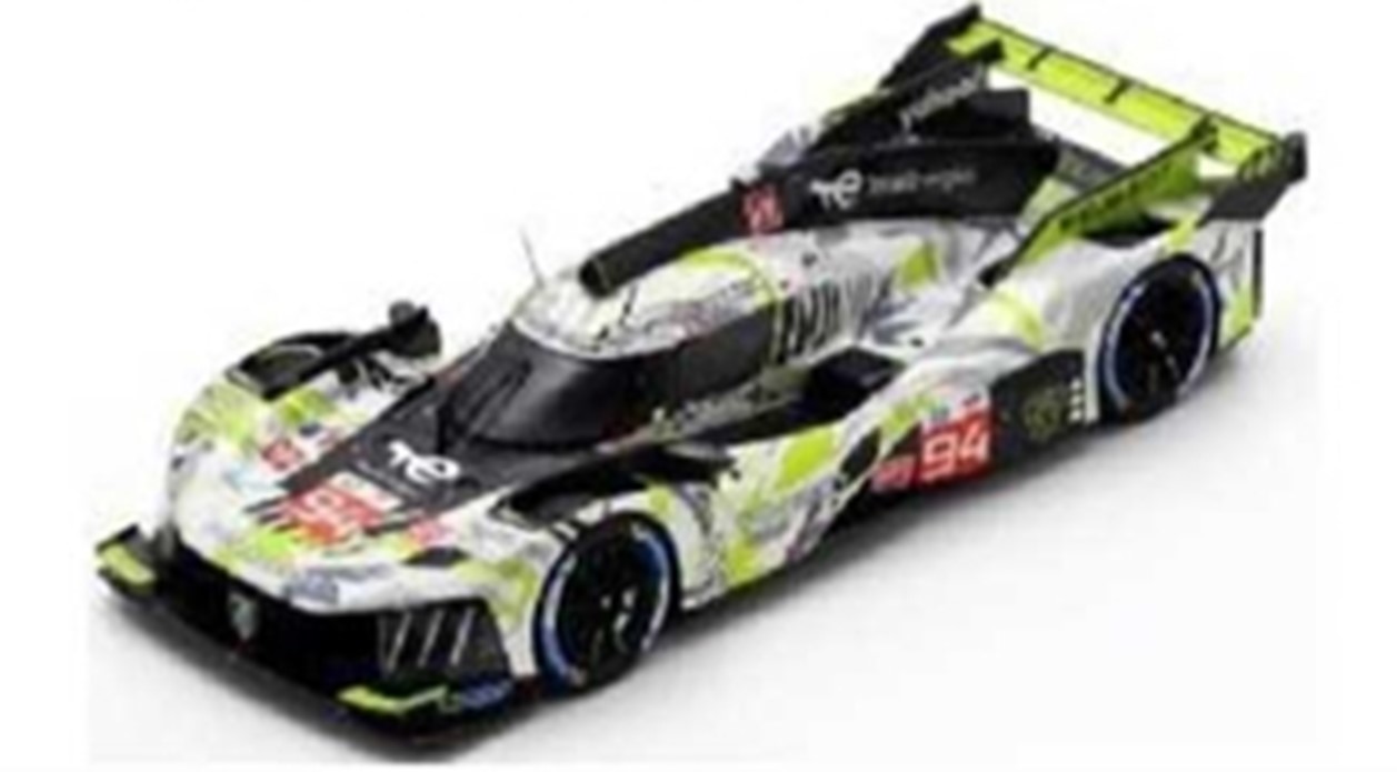 予約品　2025年1月頃　ミニカー　SPARK（スパーク）レジンモデル　1/18　18S637　プジョー Peugeot 9X8 No.94 PEUGEOT TOTALENERGIES Le Mans 24H 2024 S. Vandoorne P. di Resta L. Duval　9580006476371