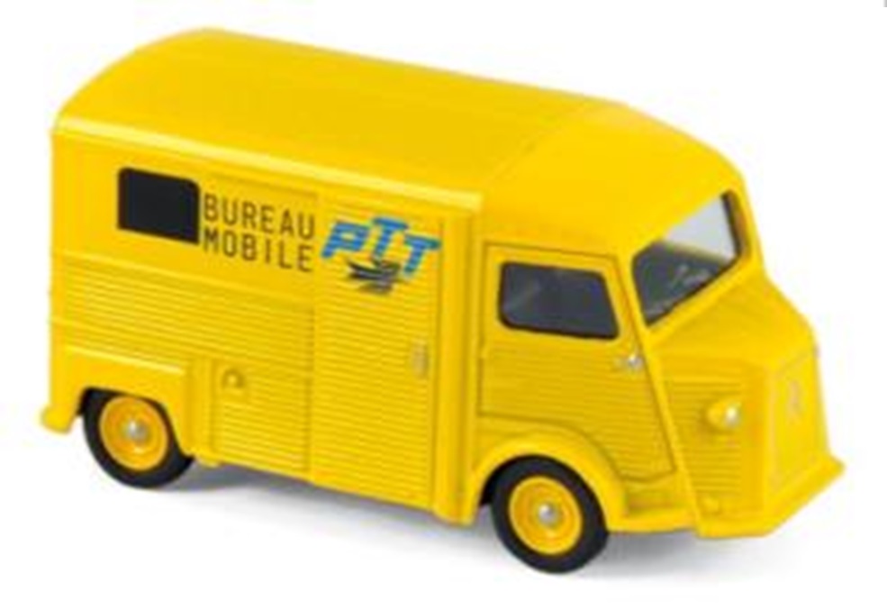 ミニカー　 NOREV（ノレブ） 1/64　310805　シトロエン HY 1969 PTT　イエロー　3551093108052