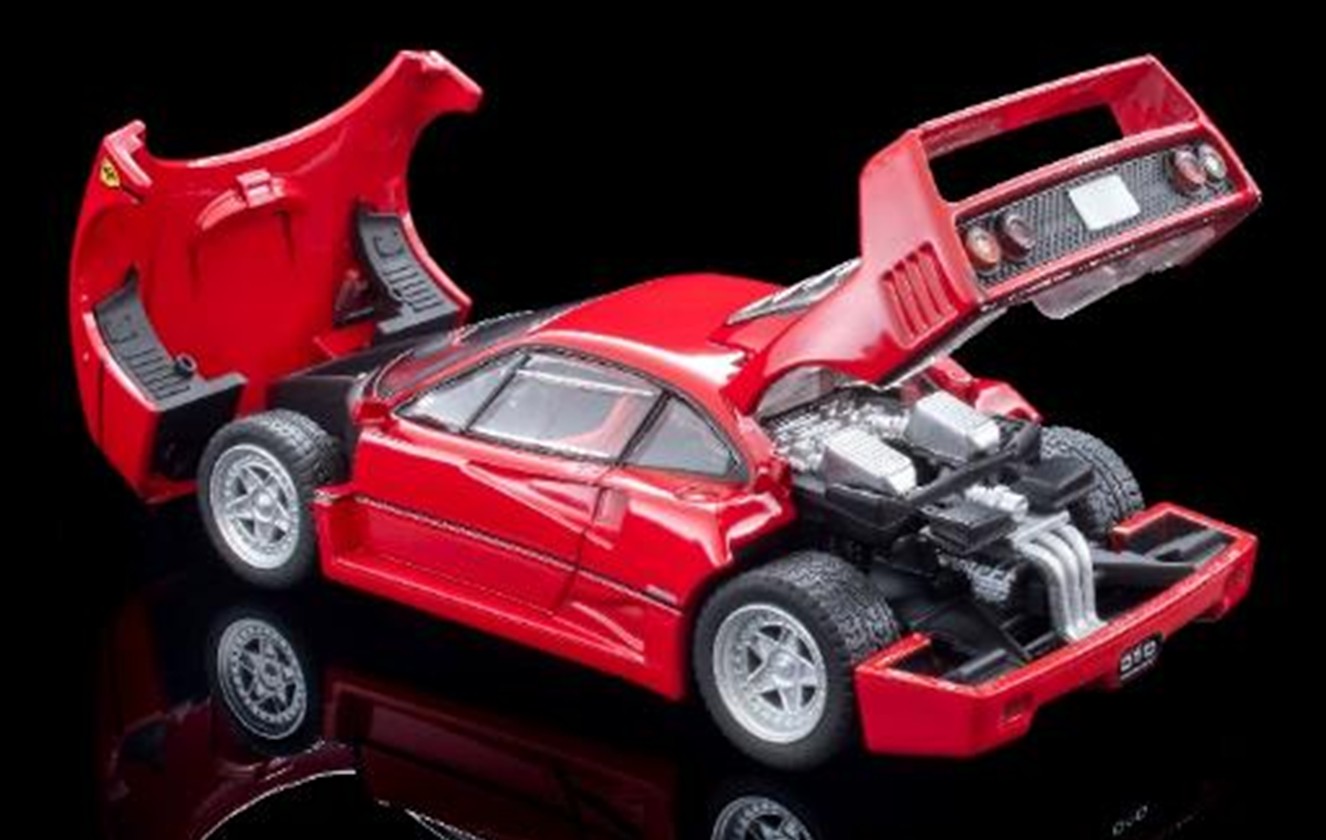 ミニカー　トミーテック　トミカビンテージ　1/64　333364　ＬＶ－Ｎ　フェラーリ Ｆ４０ （１９８９） （赤）　4543736333364