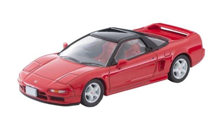 ミニカー　トミーテック　トミカビンテージ　1/64　334385　ＬＶ－Ｎ３４６ａ ホンダ ＮＳＸ‐Ｒ（赤） ９２年式　4543736334385