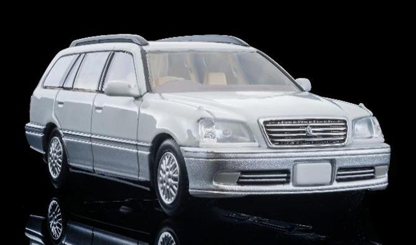 予約品　11月頃　ミニカー　トミーテック　トミカビンテージ　1/64　340119　ＬＶ－Ｎ３７８ａ トヨタ クラウンエステート ロイヤルサルーン （白／銀）２０００年式　4543736340119
