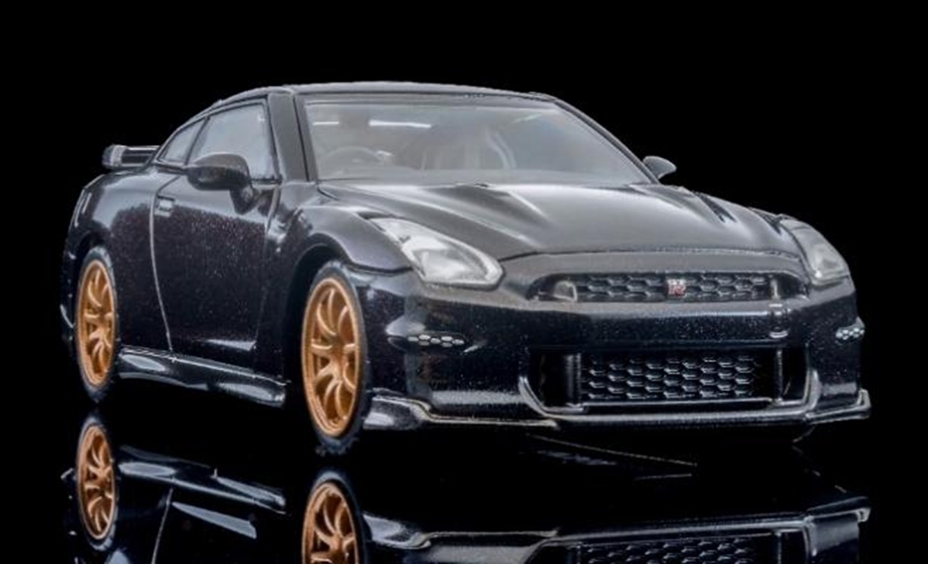 予約品　12月頃　ミニカー　トミーテック　トミカビンテージ　1/64　342007　ＬＶ－Ｎ３５０ｃ　ＮＩＳＳＡＮ　ＧＴ－Ｒ　２０２５　ｍｏｄｅｌ　最終生産車　（ミッドナイトパープル）　4543736342007