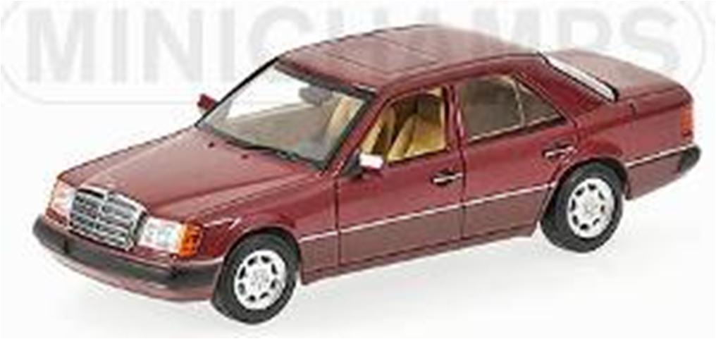 ミニカー　ミニチャンプス 1/43 400037001　メルセデスベンツ 230E (W124) 1991 レッドメタリック
