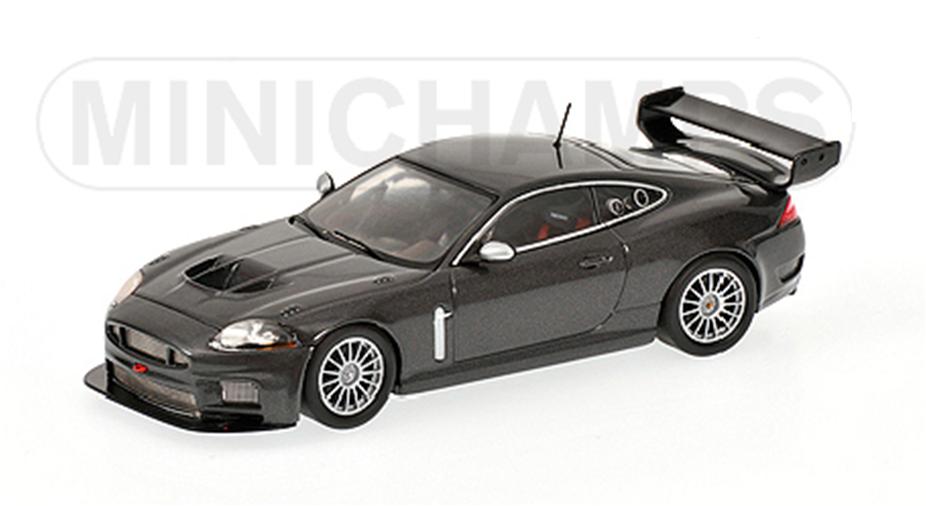 ミニカー　MINICHAMPS 1/43　400081390 ジャガー XKR GT3 2008 （グレーメタリック）