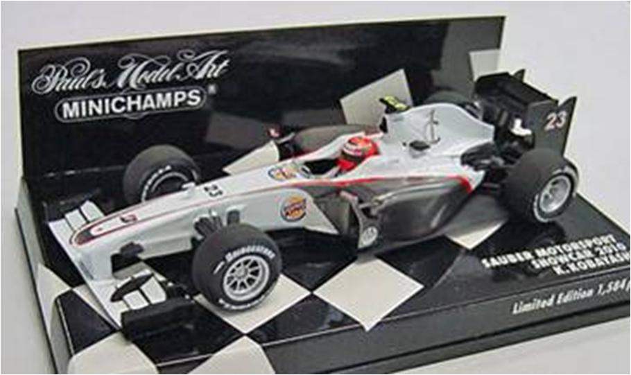 ミニカー　ミニチャンプス 1/43　400100096　ザウバー F1 チーム 小林可夢偉 ショーカー 2010