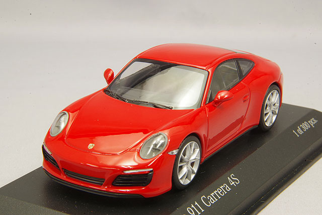 ミニカー　MINICHAMPS　1/43　410067240　ポルシェ 911 (991.2) カレラ 4S 2017 レッド