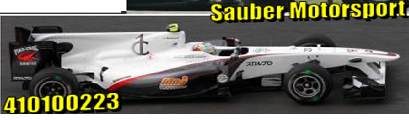 ミニカー　ミニチャンプス 1/43　410100122　ザウバー モータースポーツ Ｃ29 Ｐ.デ・ラ・ロサ ドイツＧＰ '40ＹＥＡＲＳ 2010