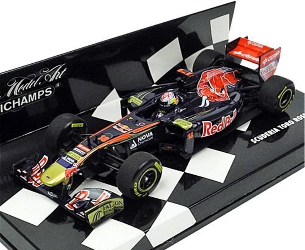 ミニカー　ミニチャンプス 1/43　410110018　スクーデリア トロ ロッソ　STR6 S.ブエミ 2011