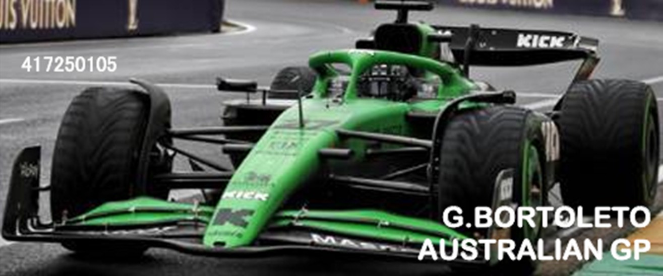予約品　11月以降順次　ミニカー　MINICHAMPS（ミニチャンプス）　レジンモデル　1/43　417250105　ステーク F1チーム キック ザウバー C45 ガブリエル・ボルトレート オーストラリアGP 2025　4012138788367