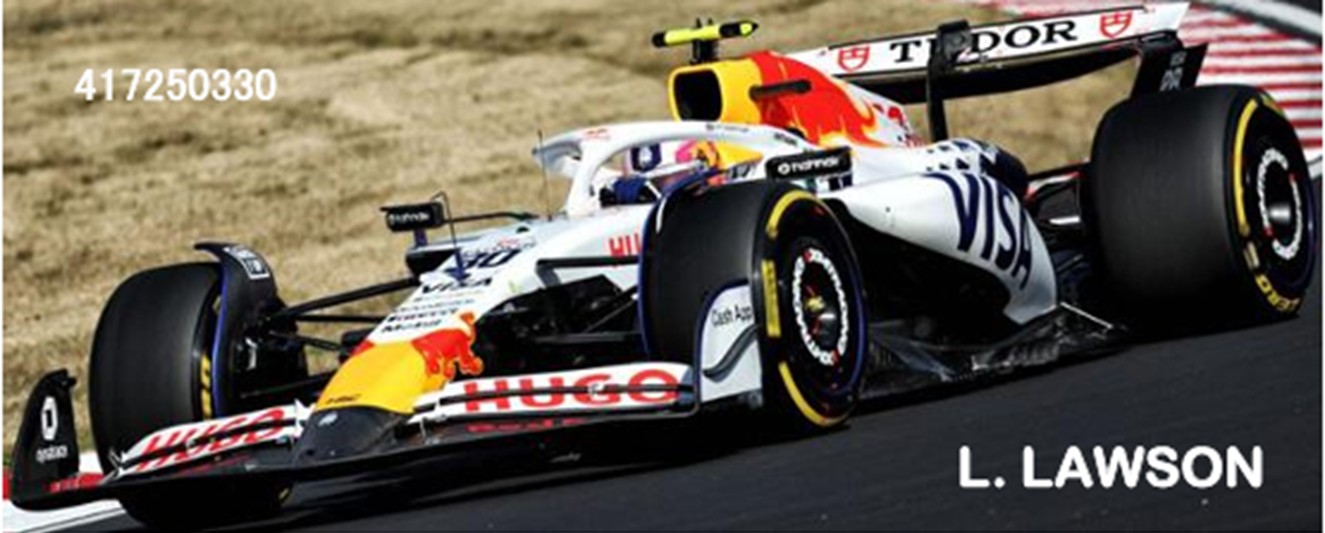 予約品　12月頃　ミニカー　MINICHAMPS（ミニチャンプス） レジンモデル　1/43　417250330　ビサ キャッシュ RB F1チーム VCARB 02 リアム・ローソン 日本GP 2025　4012138788756