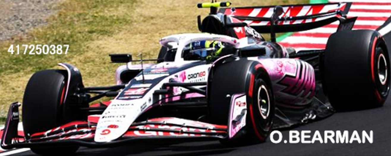 予約品　12月頃　ミニカー　MINICHAMPS（ミニチャンプス） レジンモデル　1/43　417250387　マネーグラム ハース F1チーム VF-25 オリバー・ベアマン 日本GP 2025　4012138788862