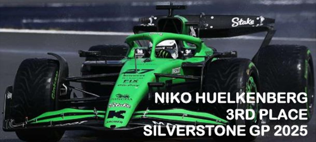 予約品　2026年1月頃　ミニカー　MINICHAMPS（ミニチャンプス） レジンモデル　1/43　417251227　ステーク F1チーム キック ザウバー C45 ニコ・ヒュルケンベルグ シルバーストーンGP 2025 3位入賞 F1初表彰台　4012138789678