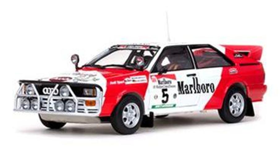 ミニカー　サンスター SunStar 1/18　4221　アウディ クアトロ ラリー #5 ラリー Cote d’Ivoire 1982　0657440042215