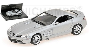 ミニカー　ミニチャンプス　1/43　436033021　メルセデスベンツ SLR マクラーレン 2004 マットシルバー