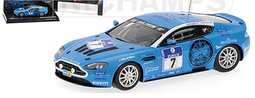 ミニカー　MINICHAMPS 1/43 437091307 アストンマーチンV12バンテージ(ニュル24h2009/No.7）