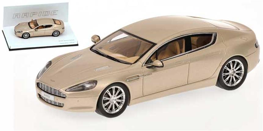 ミニカー　MINICHAMPS 1/43　437137904 アストン マーチン ラピード GENEVA 2010 シルバーブロンズ （レジンモデル）