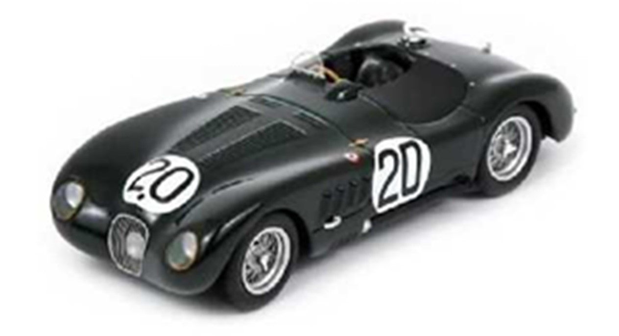 ミニカー　SPARK（スパーク）レジンモデル　1/43　43LM51　ジャガー Jaguar XK 120 C No.20 優勝 Le Mans 24H 1951 P. Walker P. Whitehead　9580006420510