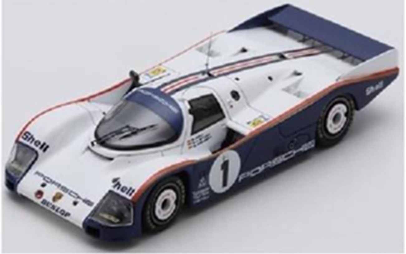 予約品　再生産品　2026年5月頃　ミニカー　Spark（スパーク）レジンモデル　1/43　43LM86　ポルシェ Porsche 962C 2.6L Turbo No.1 優勝 24H Le Mans 1986 H-J.Stuck D. Bell A. Holbert　9580006420862