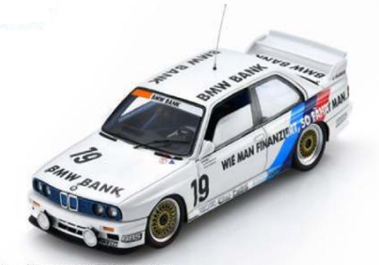 予約品　10月頃　ミニカー　Spark　レジンモデル　1/43　43NUR1990　BMW M3 E30 No.19 Linder M Team 優勝 Nurburgring 24H 1990 A. Heger F. Schmickler J. Winkelhock　9581677439900